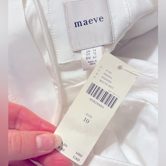 NWT Anthropologie Maeve Brynne 3D Spaghetti-Strap Cherry Romantic Mini Dress - Picture 5 of 6